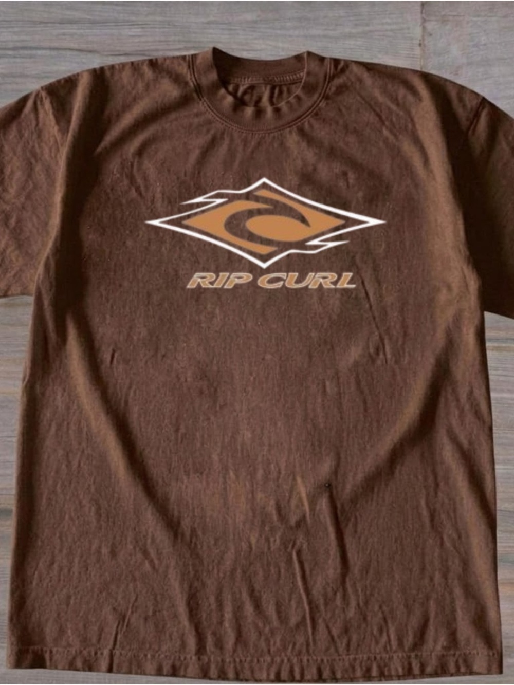 Gildan Brown Graphic Logo Short Sleeve Tee